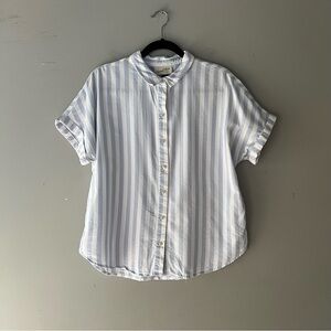 Striped Button-Up Shirt